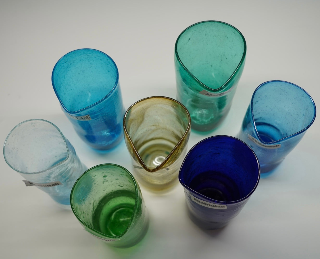 Herat Glas Karaffe – mundgeblasen in Afghanistan | verschiedene Farben & Größen