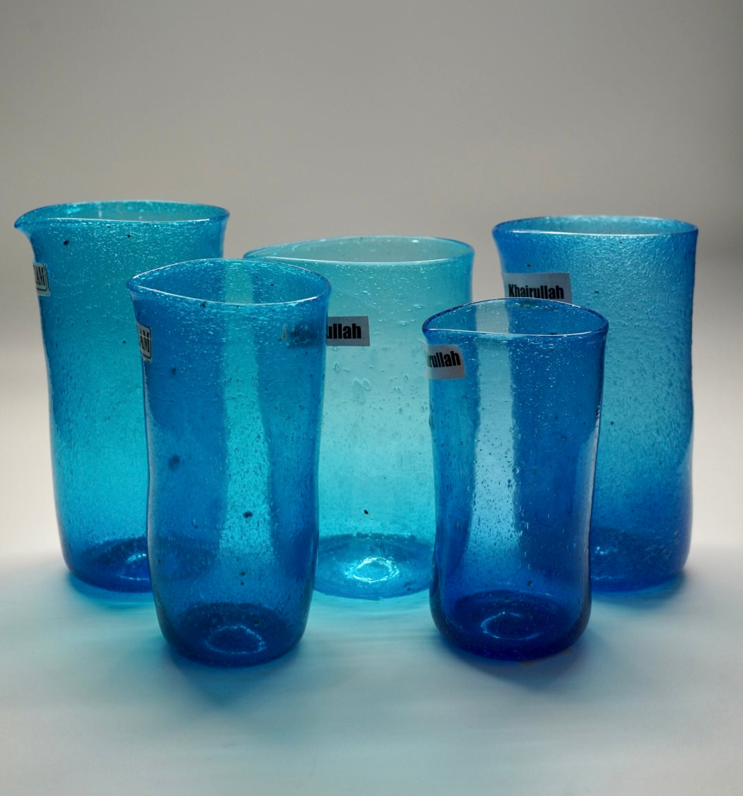 Herat Glas Karaffe – mundgeblasen in Afghanistan | verschiedene Farben & Größen