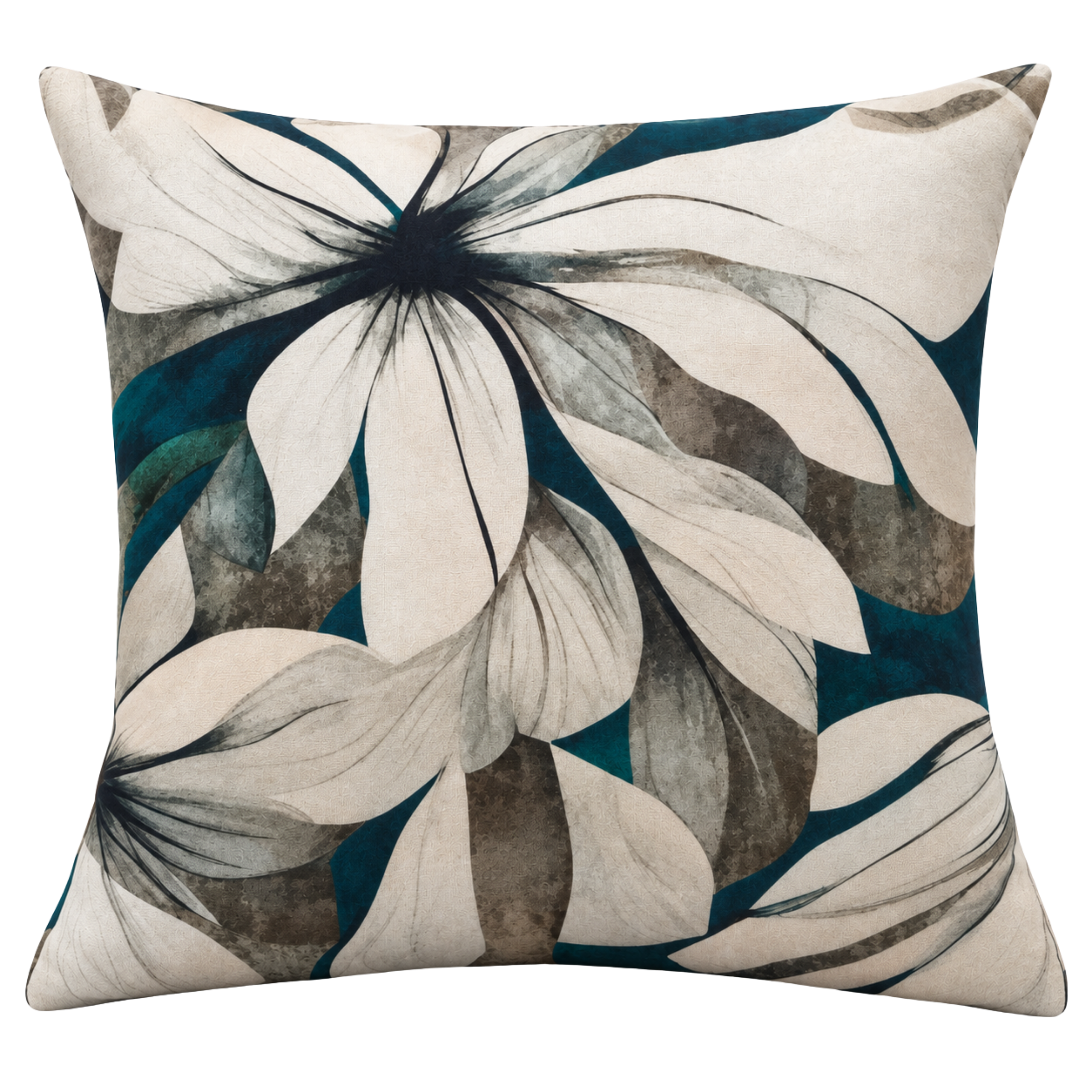 Panamský povlak na polštář Floral & Artistic