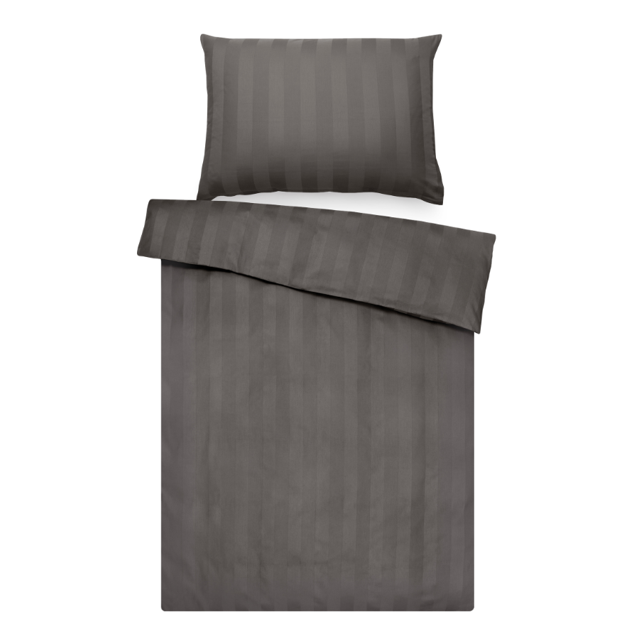 Satin Bettwäsche mit Streifen