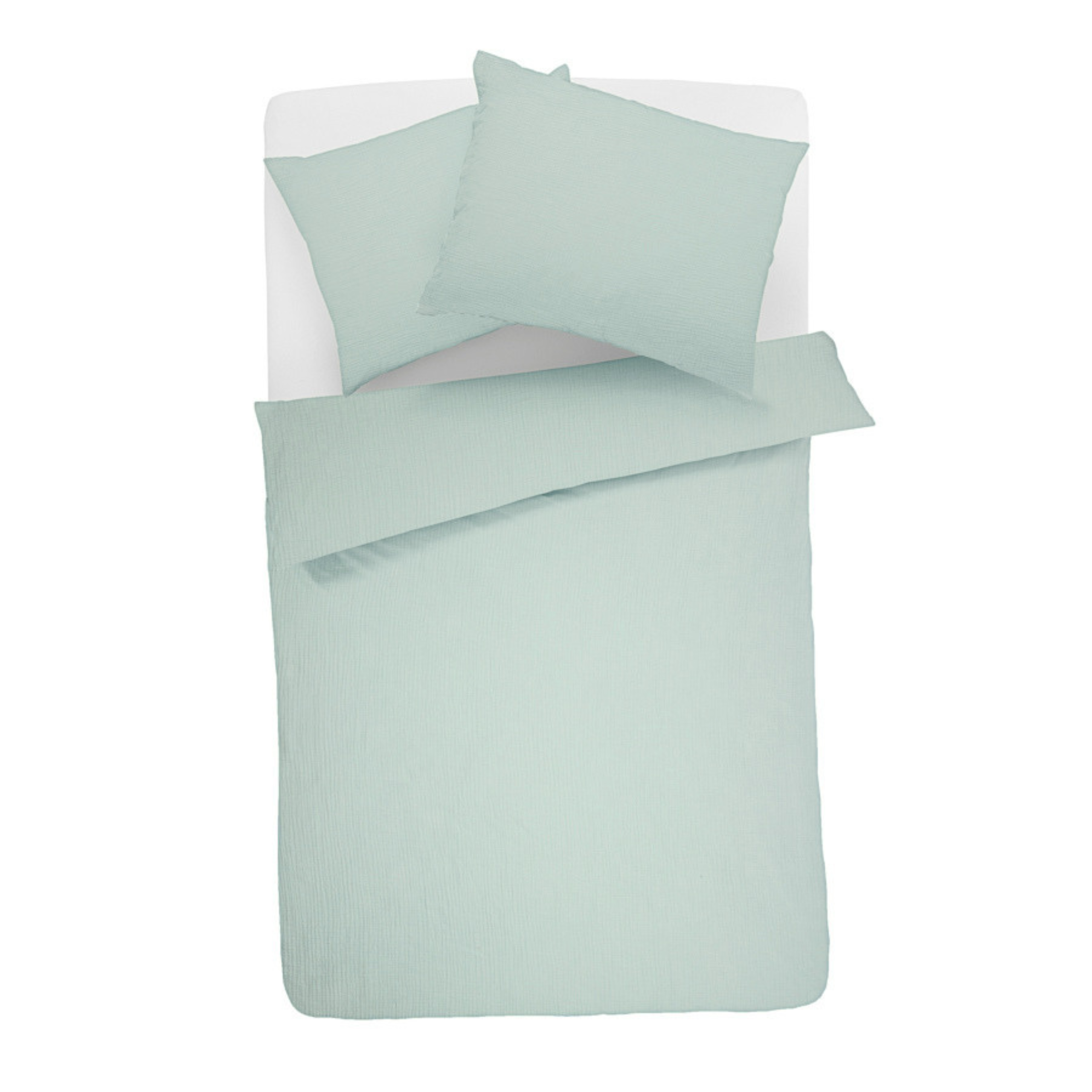Linge de lit en mousseline, coton biologique
