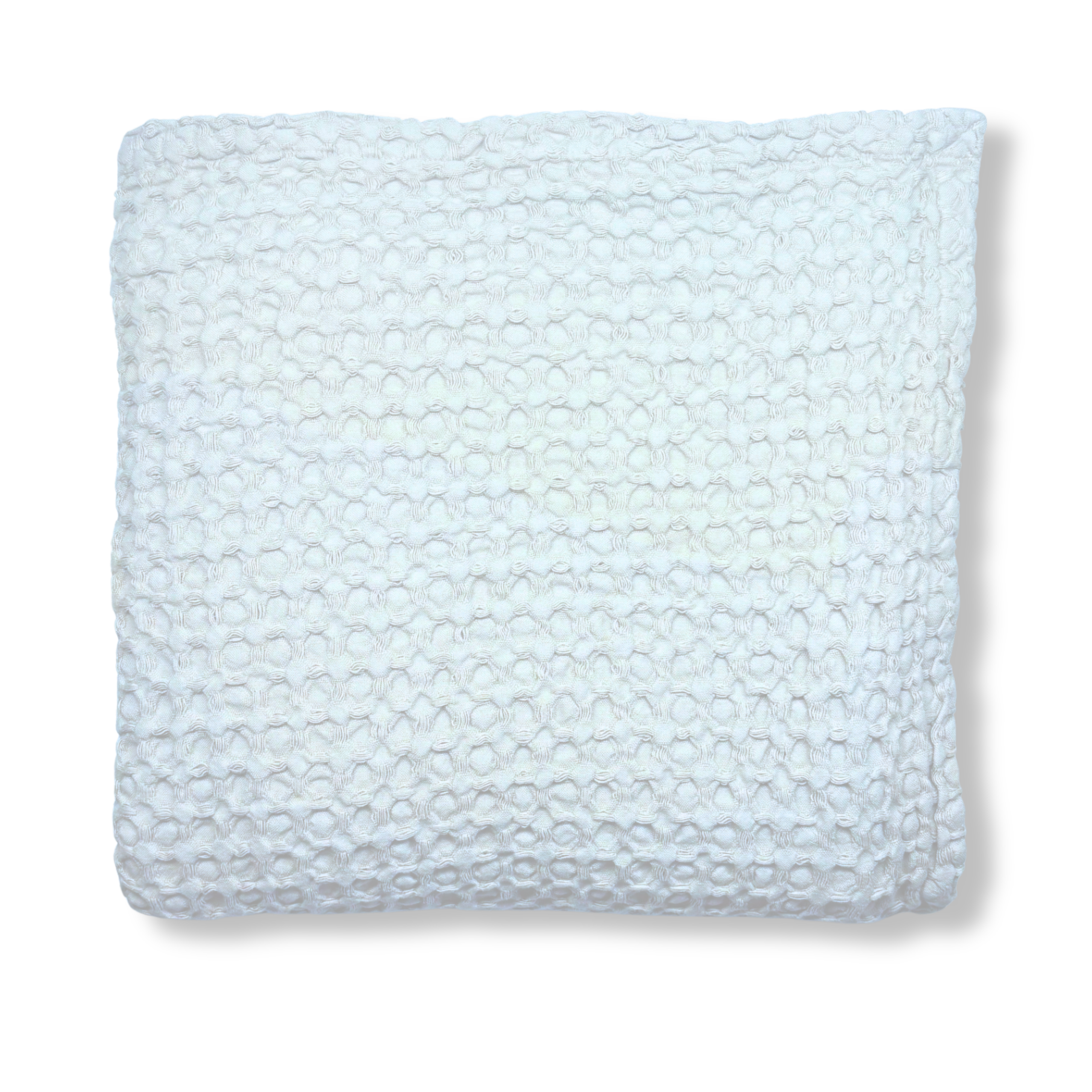 Bio Baumwoll Überwurf mit Waffelstruktur – GOTS Decke 140x210 & 210x240 cm