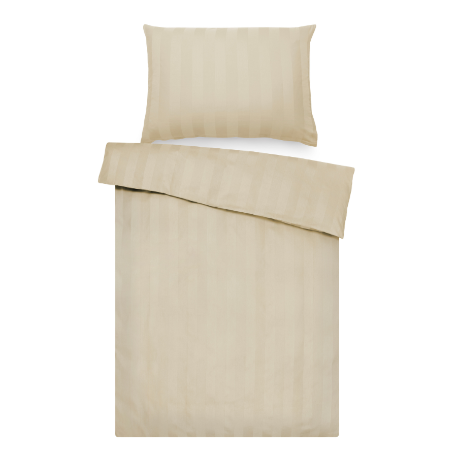 Satin Bettwäsche mit Streifen