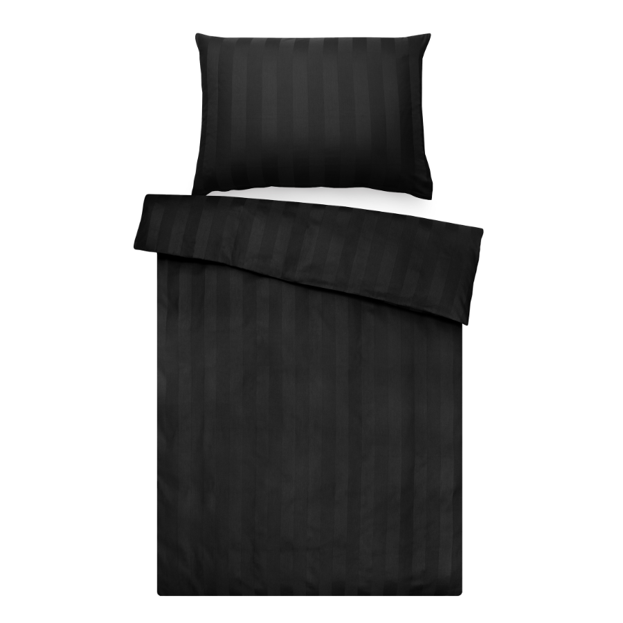 Satin Bettwäsche mit Streifen