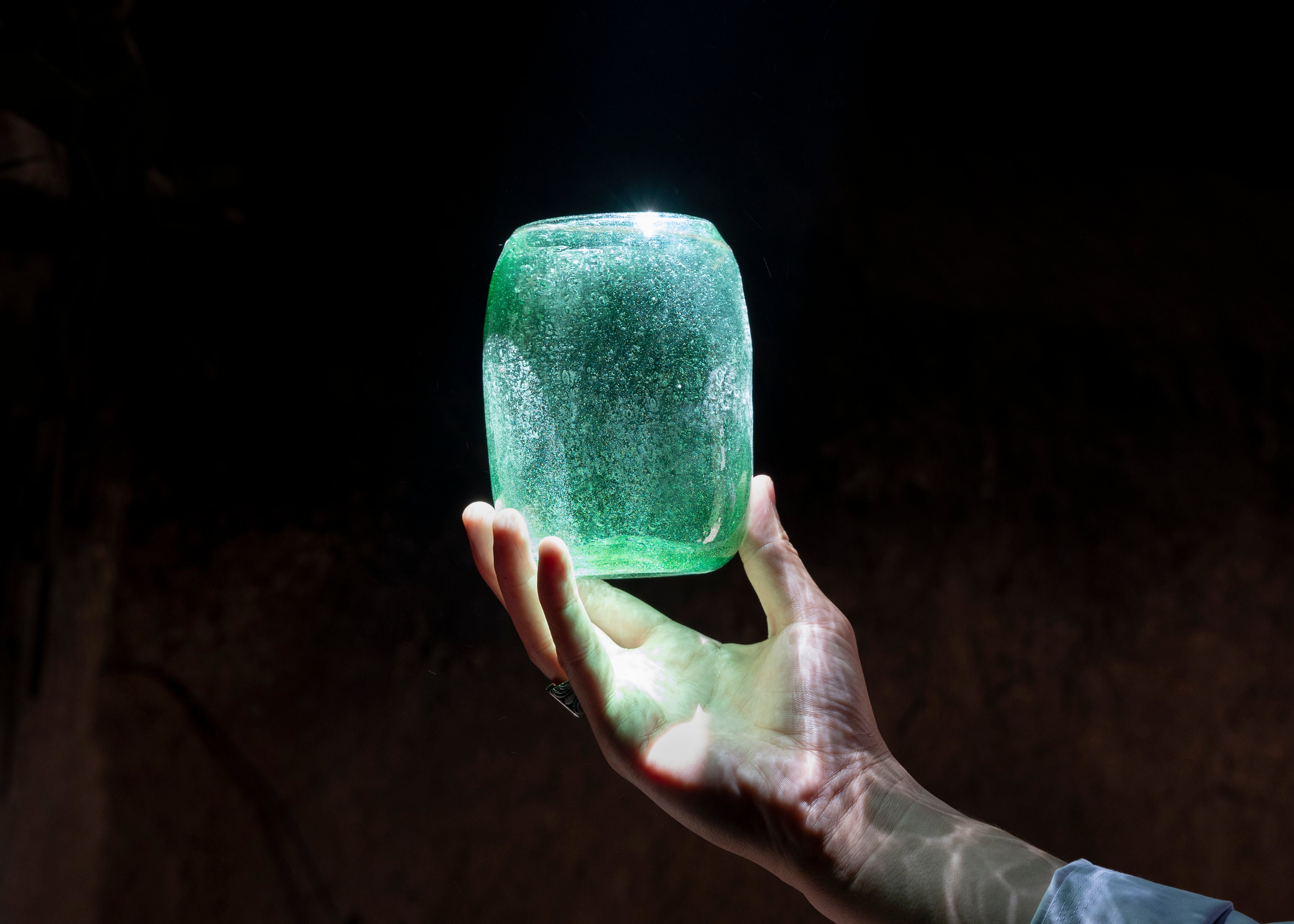 Herat Glas Trinkglas, mundgeblasen in Afghanistan