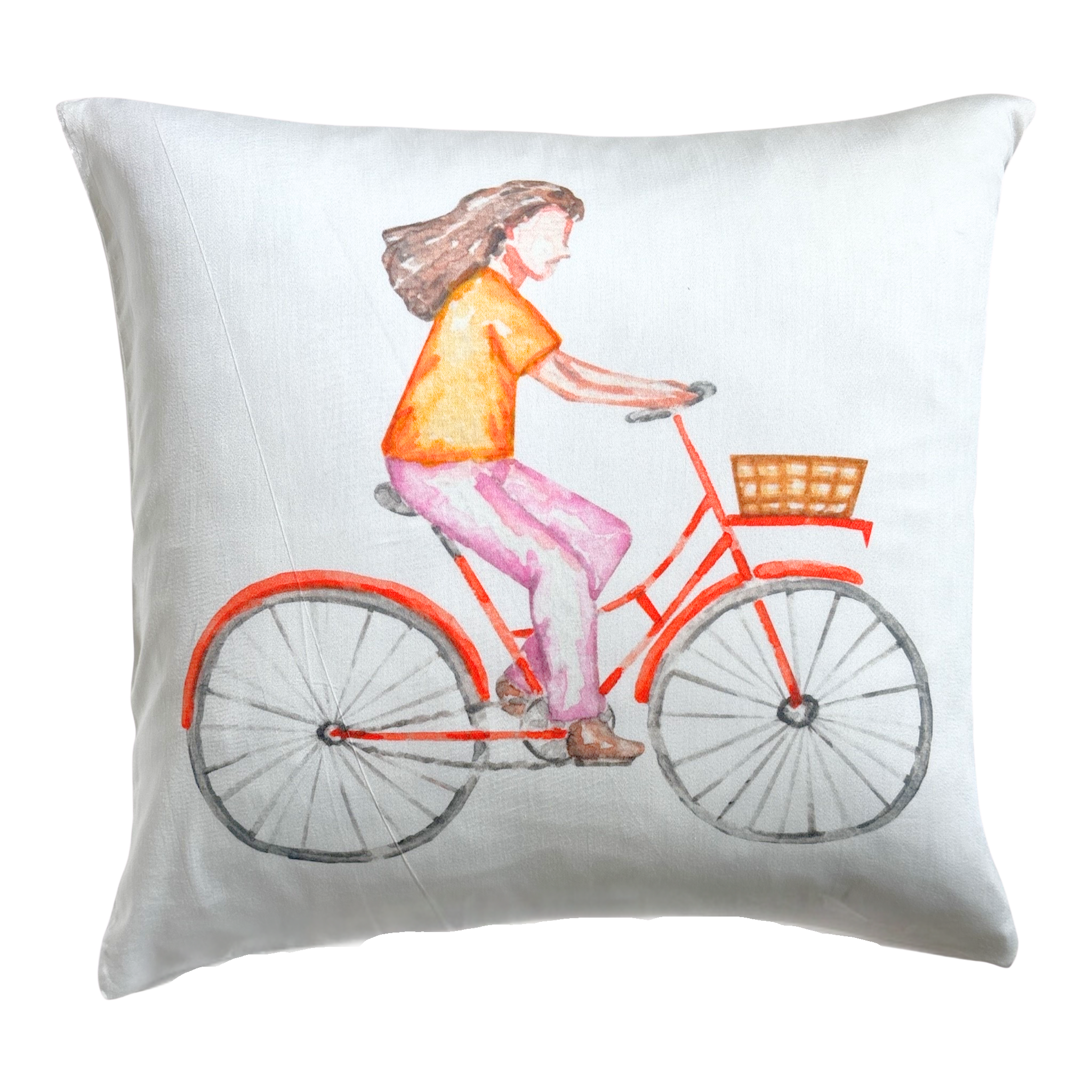 Bio Satin-Kissenhüllen mit Sportmotiv (GOTS)