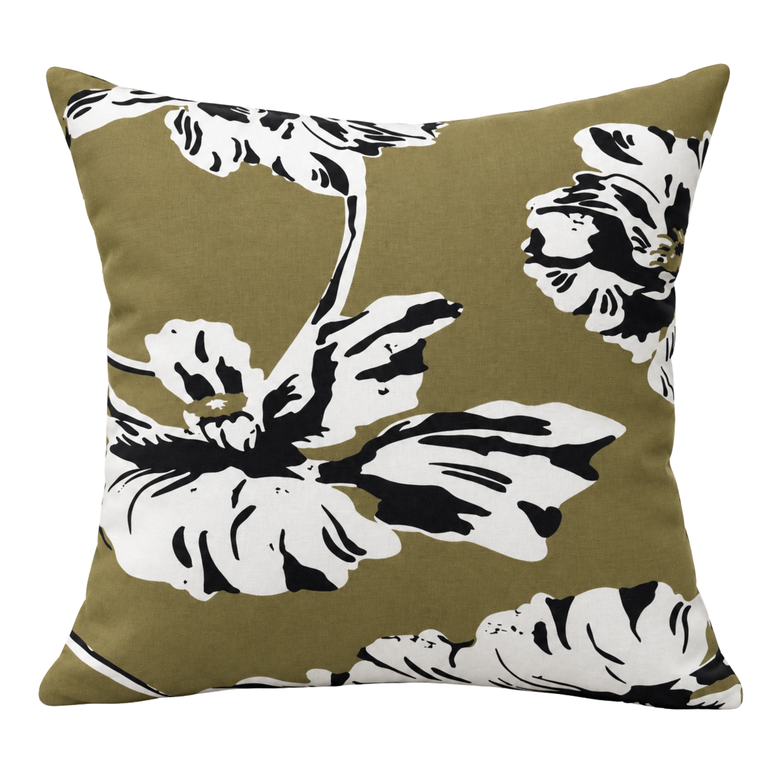 Panamský povlak na polštář Floral & Artistic