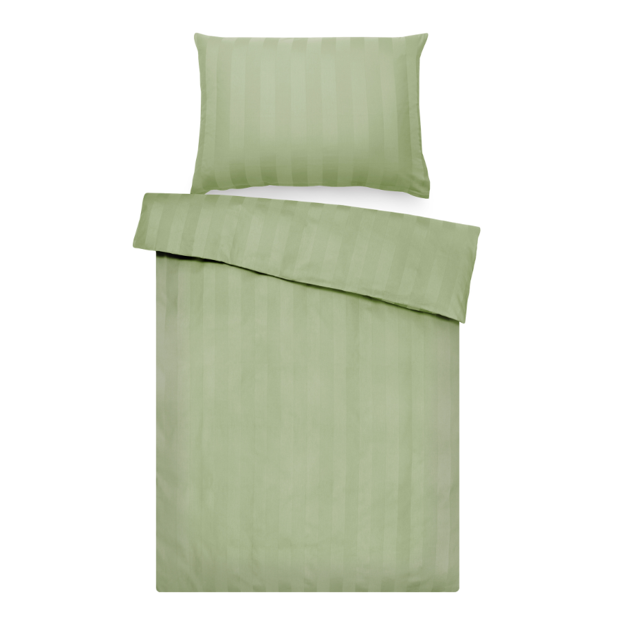 Satin Bettwäsche mit Streifen