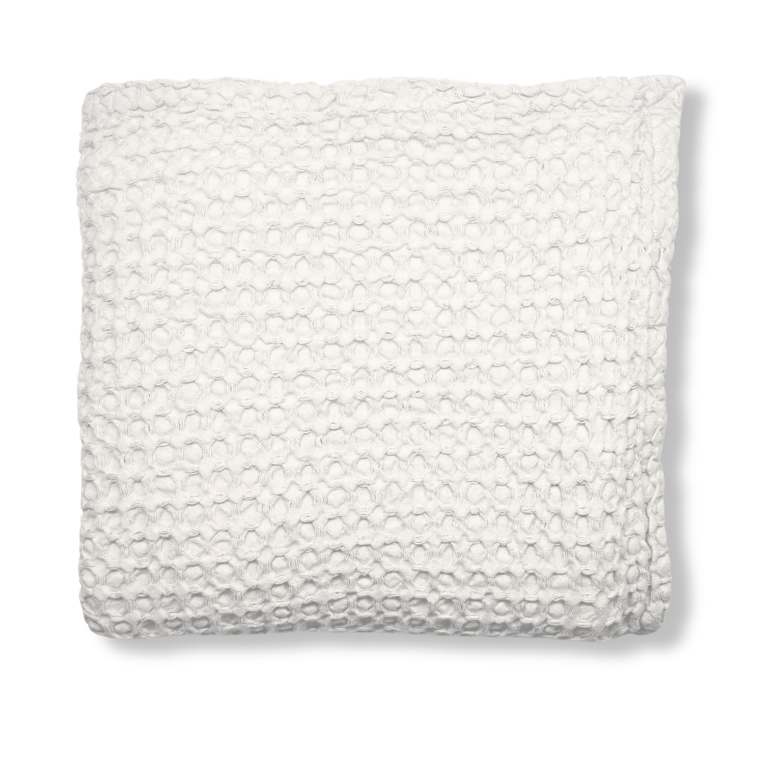 Couverture en coton biologique à motif gaufré – Couverture certifiée GOTS 140 x 210 et 210 x 240 cm