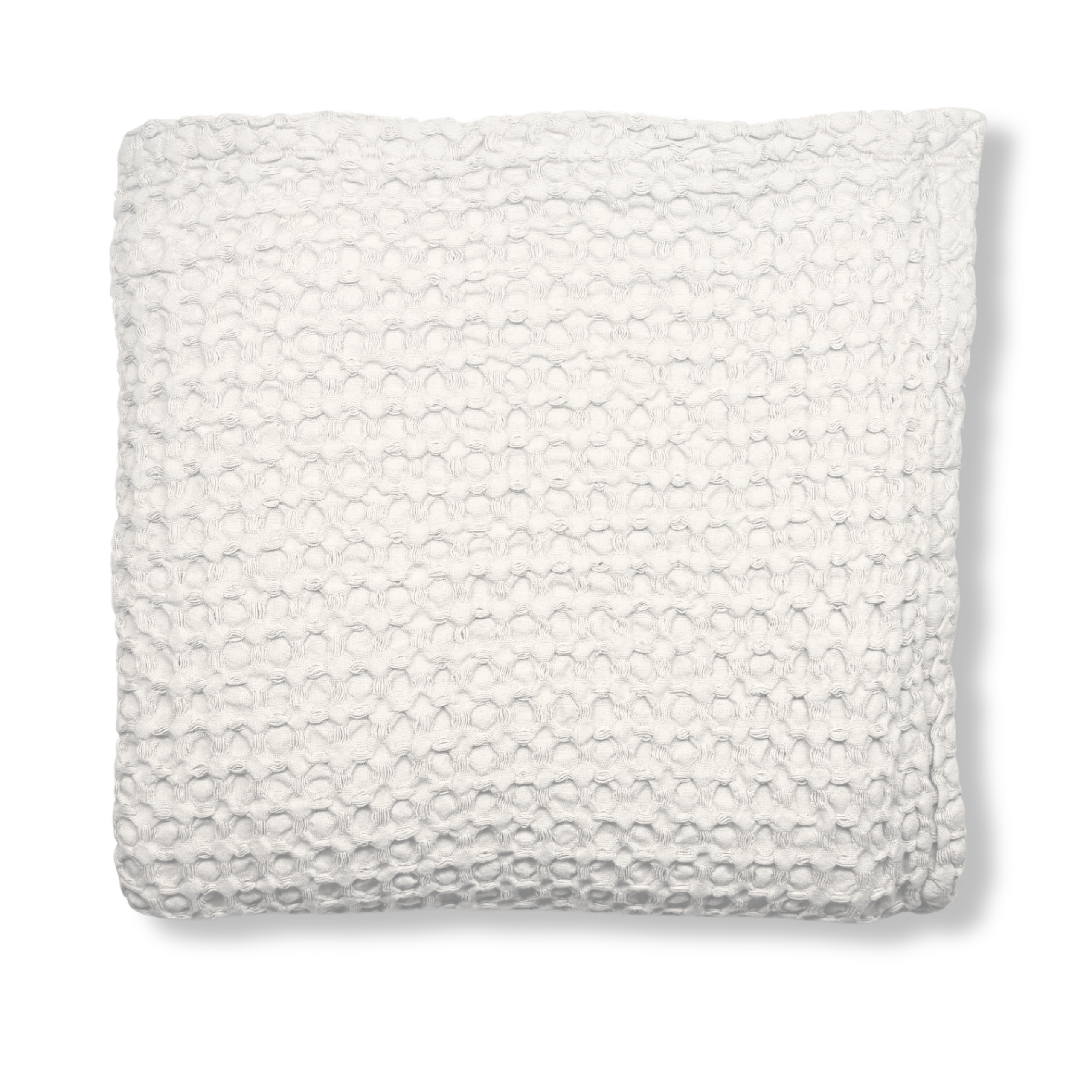 Bio Baumwoll Überwurf mit Waffelstruktur – GOTS Decke 140x210 & 210x240 cm