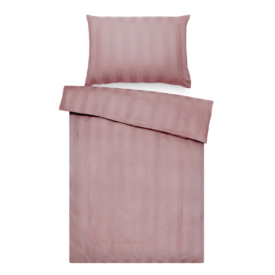 Satin Bettwäsche mit Streifen