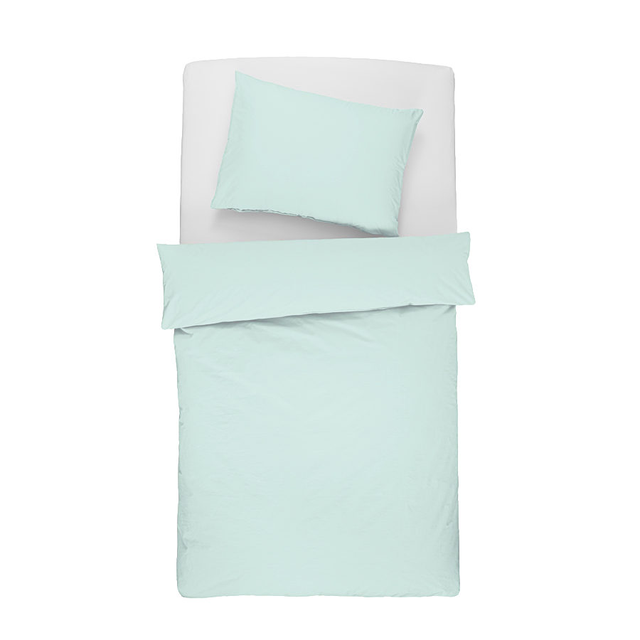Linge de lit en popeline, coton biologique