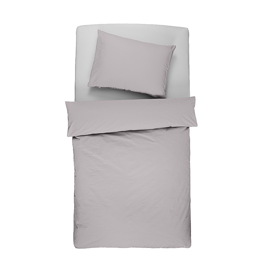 Linge de lit en popeline, coton biologique