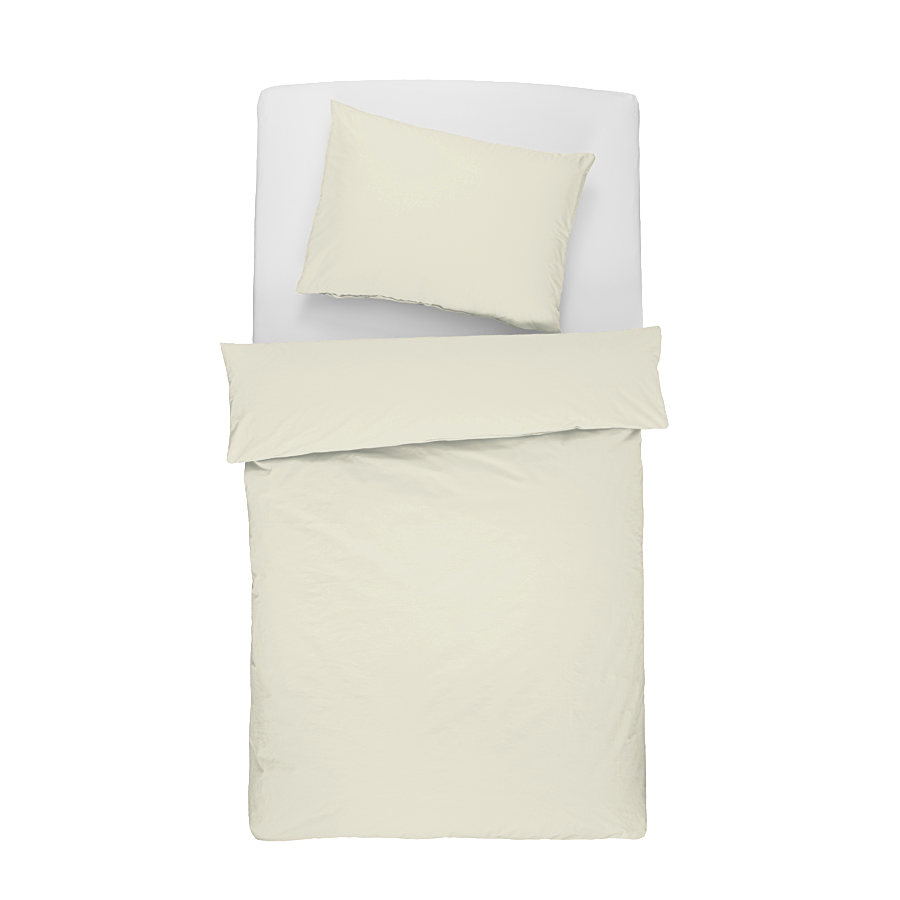 Linge de lit en popeline, coton biologique