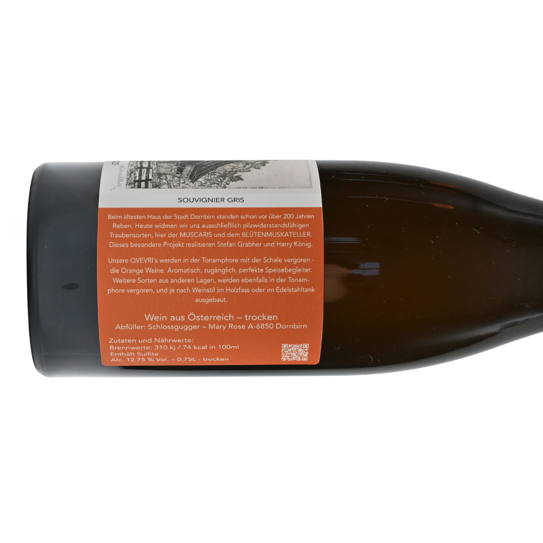 Schlossgugger QVEVRI 2025 - Souvignier Gris