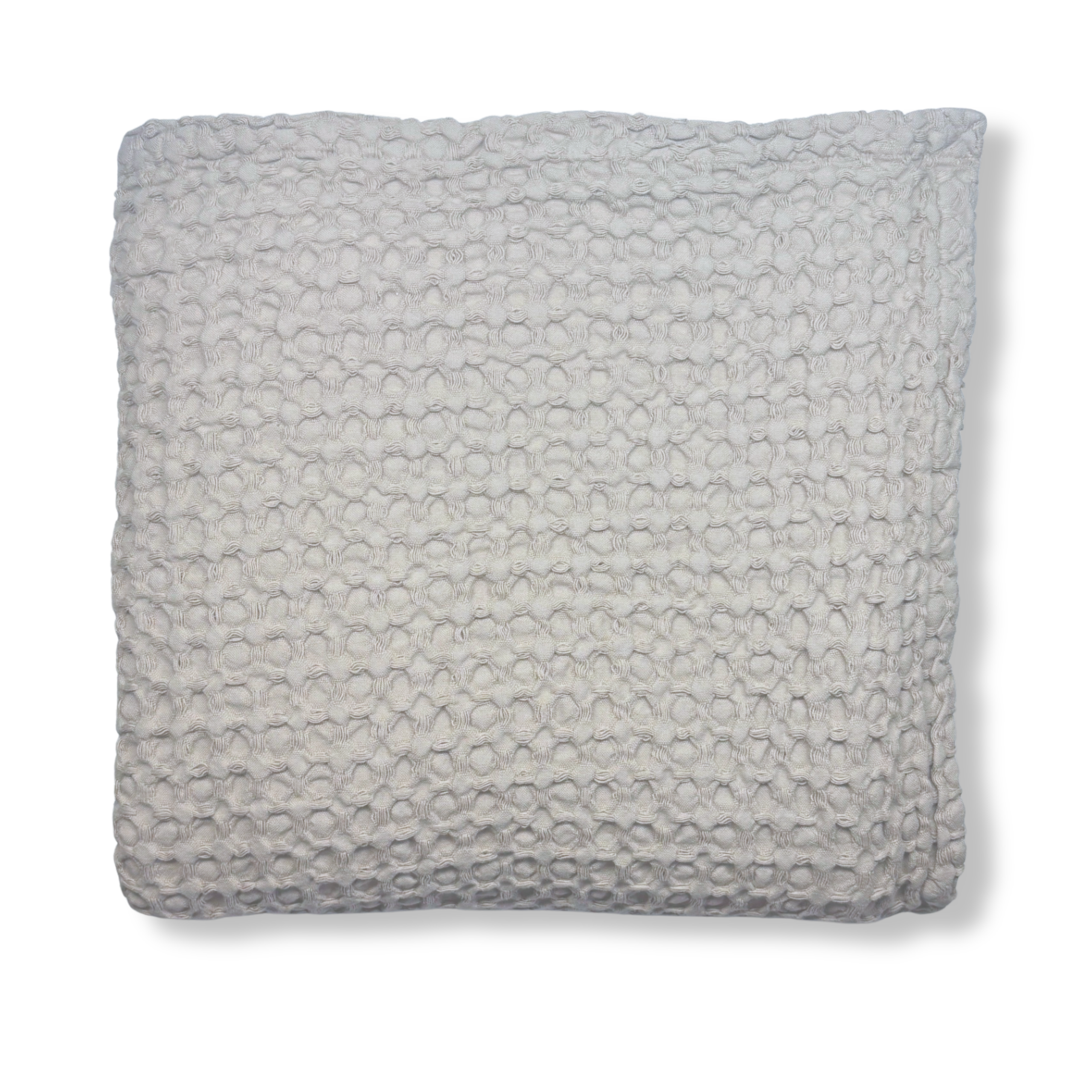 Bio Baumwoll Überwurf mit Waffelstruktur – GOTS Decke 140x210 & 210x240 cm