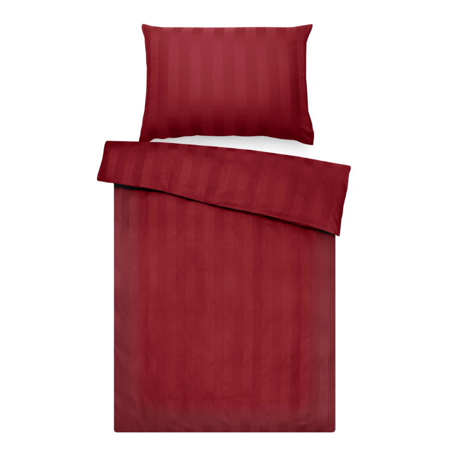Satin Bettwäsche mit Streifen