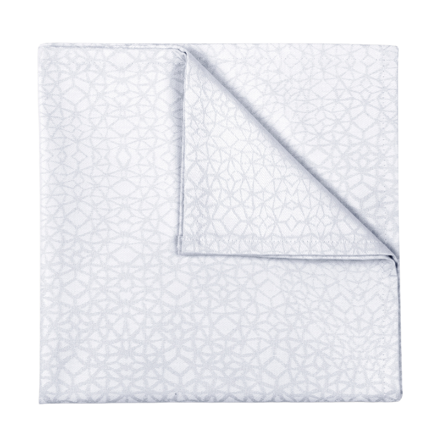 Serviette aus Baumwolle mit feinem Grafikmuster