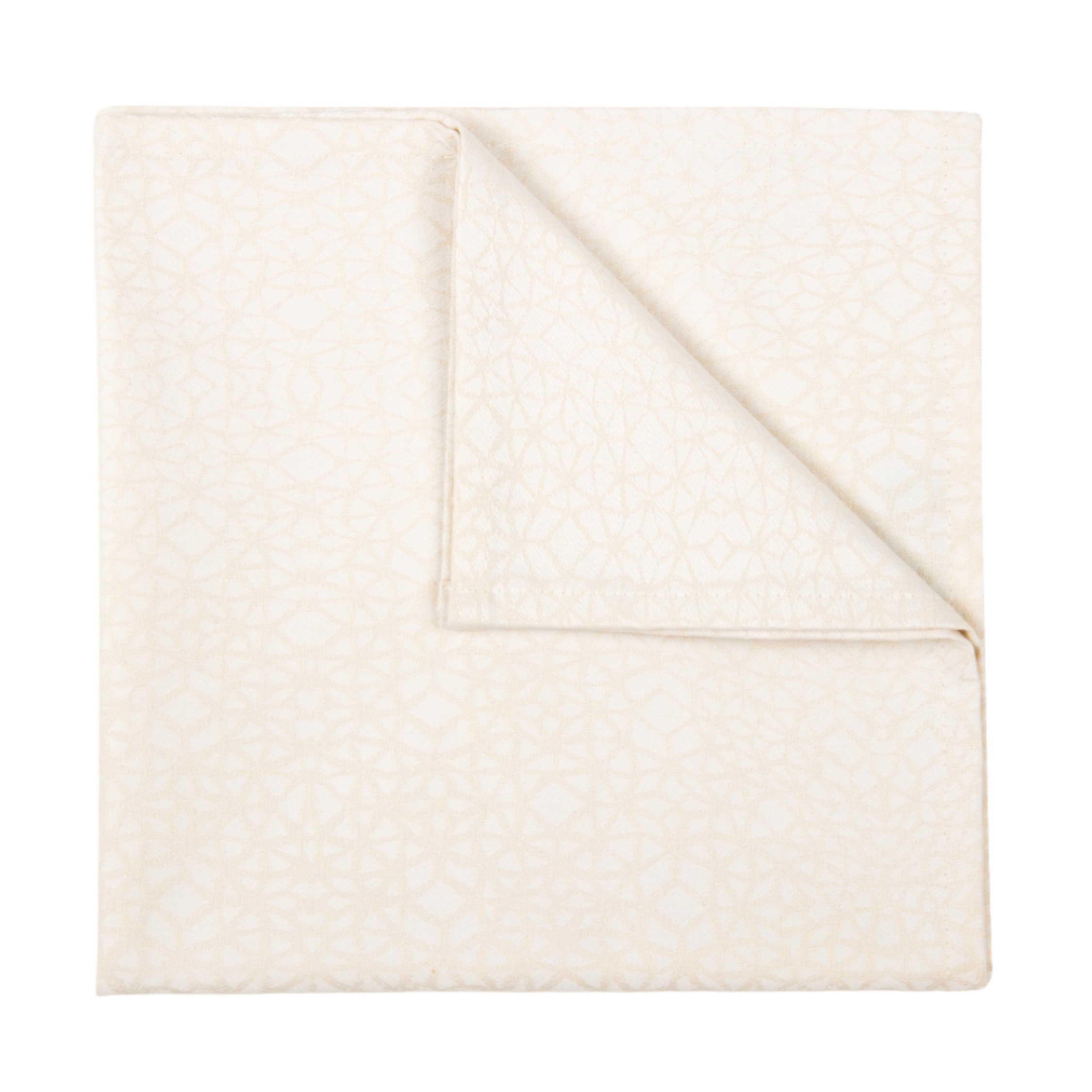 Serviette aus Baumwolle mit feinem Grafikmuster