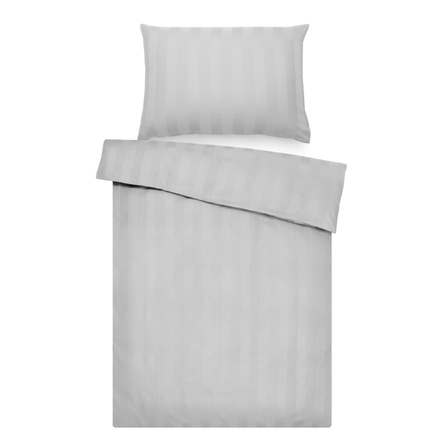 Satin Bettwäsche mit Streifen