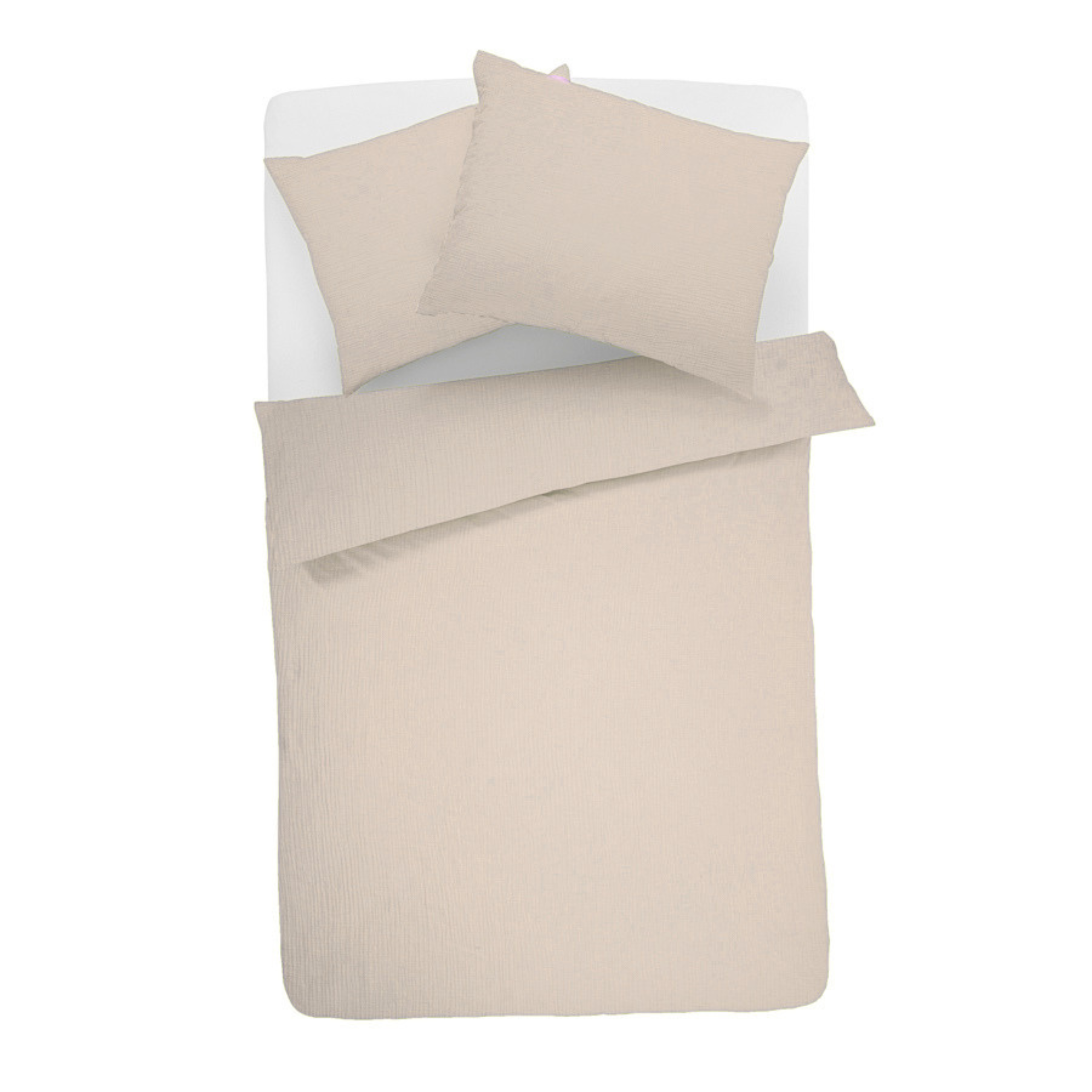 Linge de lit en mousseline, coton biologique