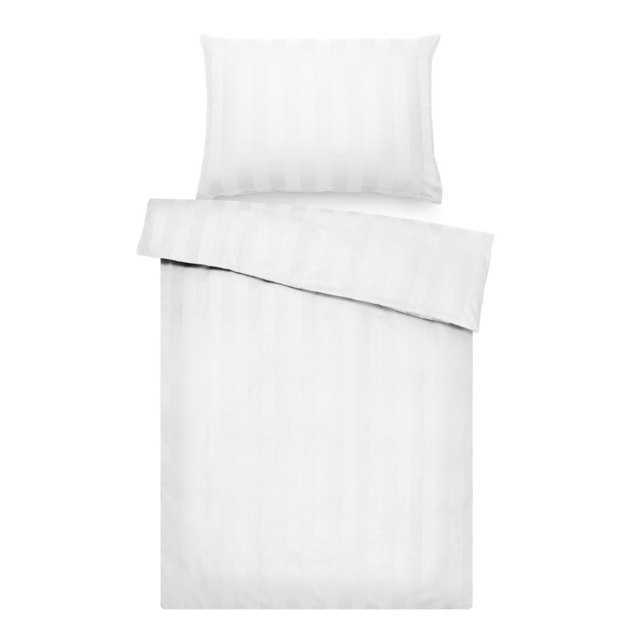 Satin Bettwäsche mit Streifen