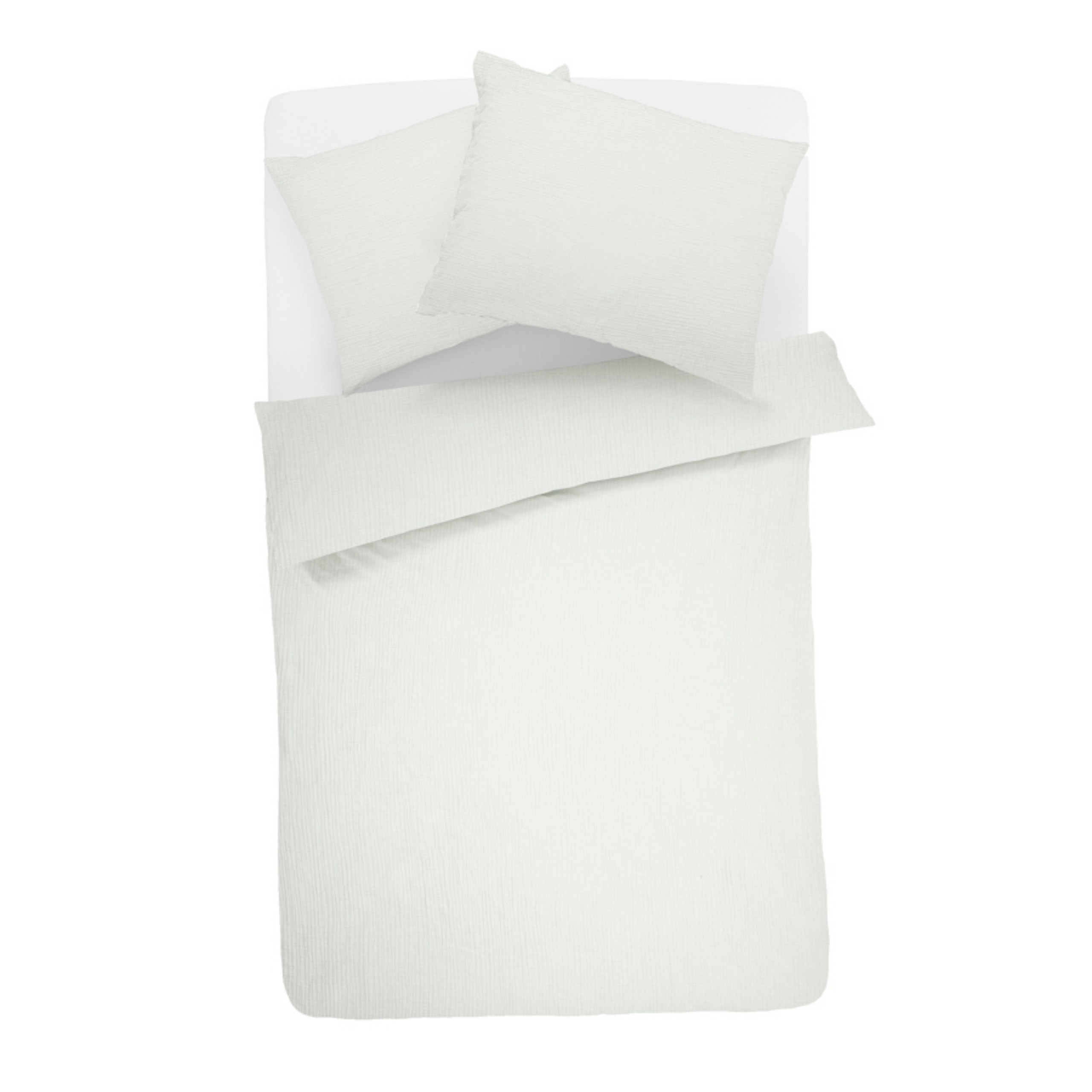 Linge de lit en mousseline, coton biologique