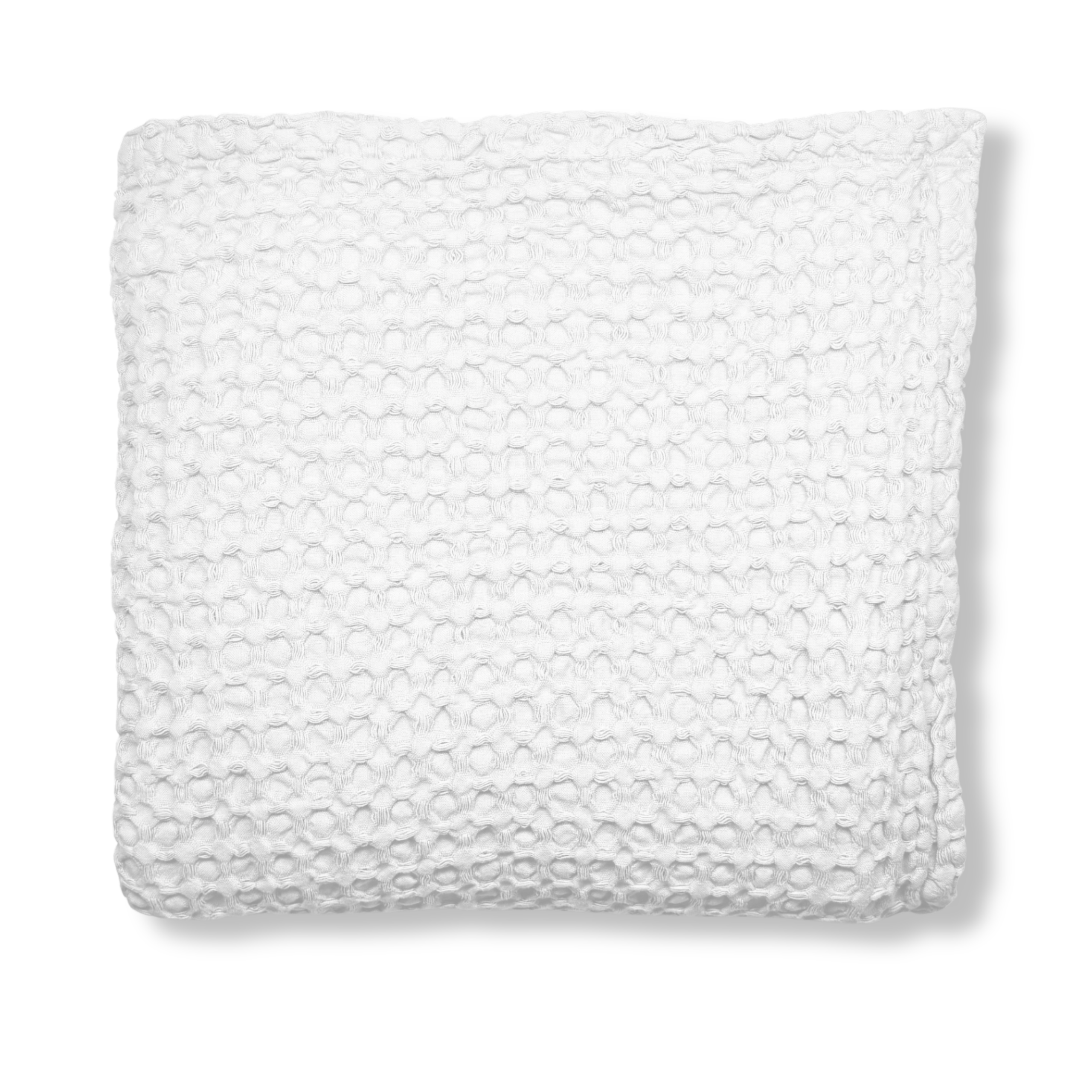 Couverture en coton biologique à motif gaufré – Couverture certifiée GOTS 140 x 210 et 210 x 240 cm