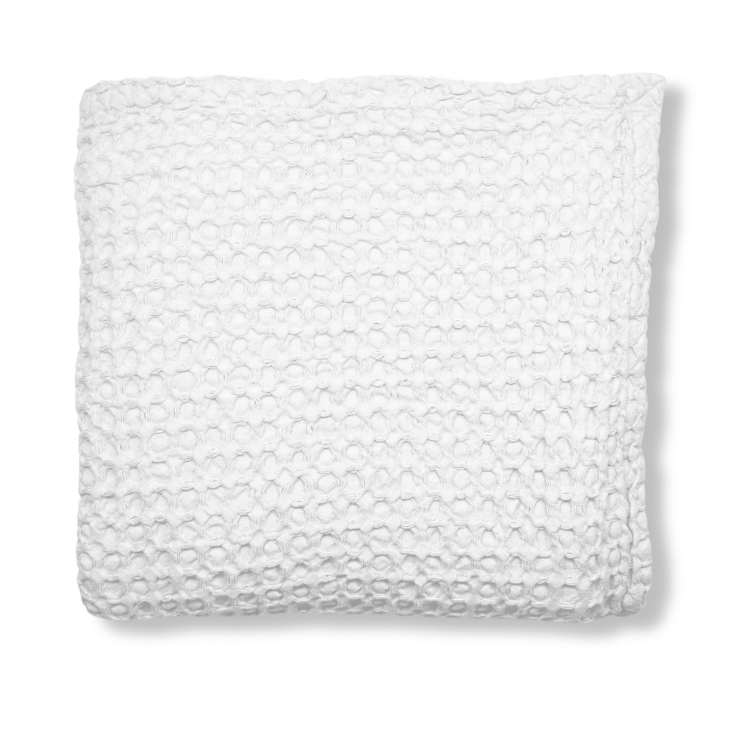 Bio Baumwoll Überwurf mit Waffelstruktur – GOTS Decke 140x210 & 210x240 cm