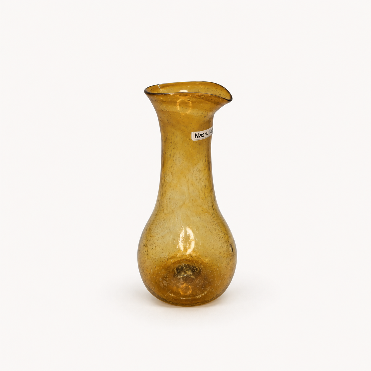 Herat Glas Karaffe mit Hals, mundgeblasen in Afghanistan