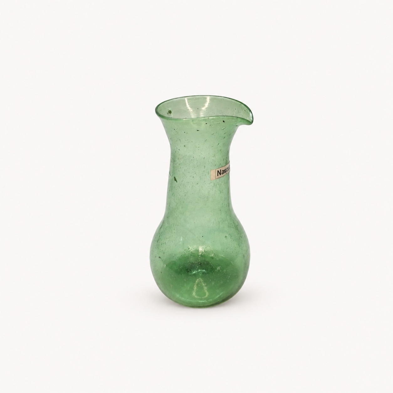 Herat Glas Karaffe mit Hals, mundgeblasen in Afghanistan