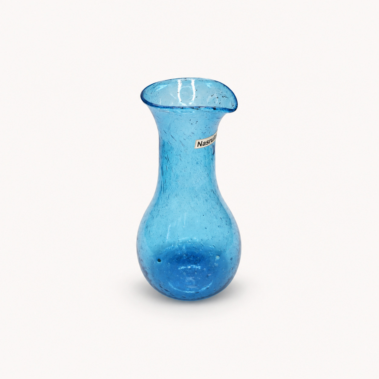 Herat Glas Karaffe mit Hals, mundgeblasen in Afghanistan