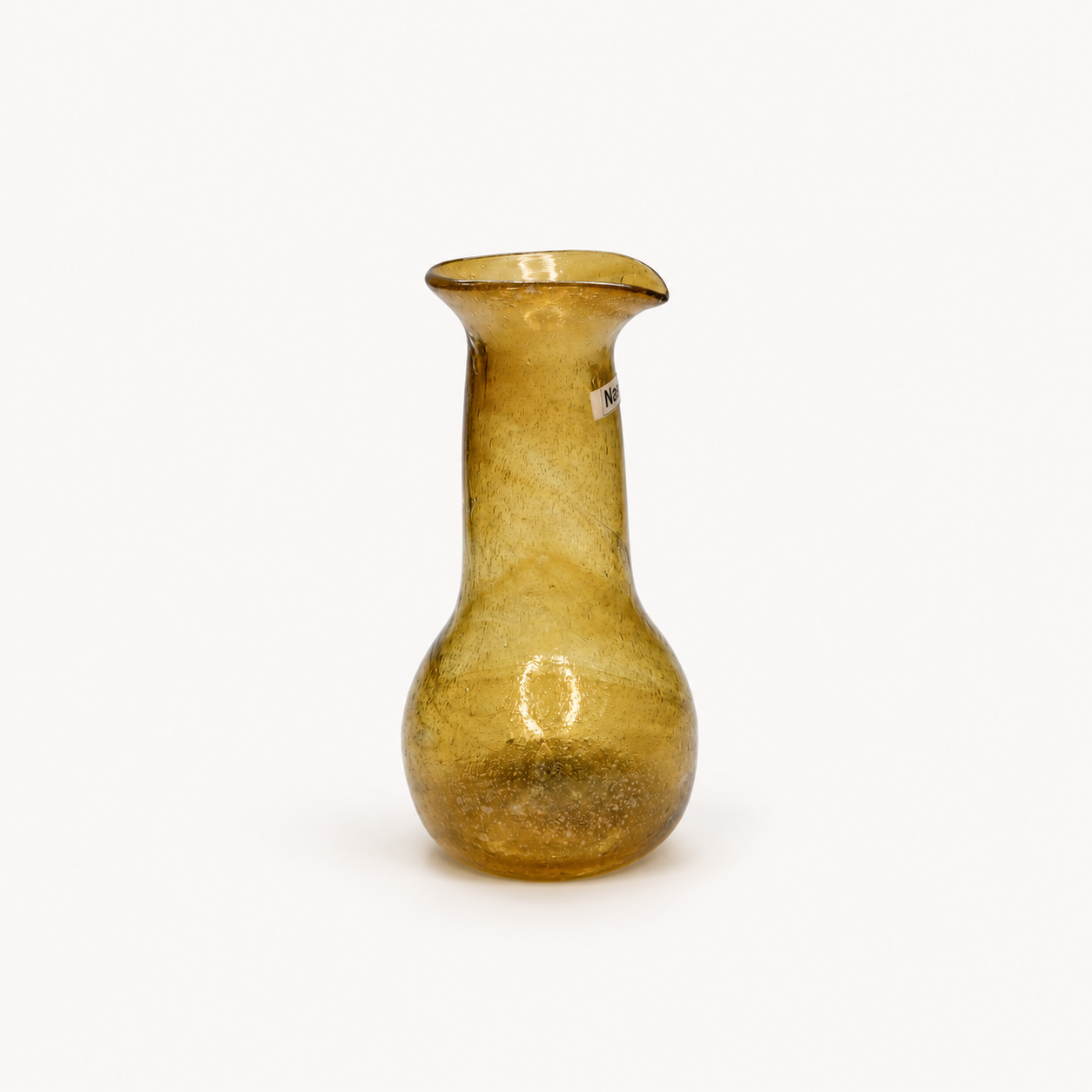 Herat Glas Karaffe mit Hals, mundgeblasen in Afghanistan
