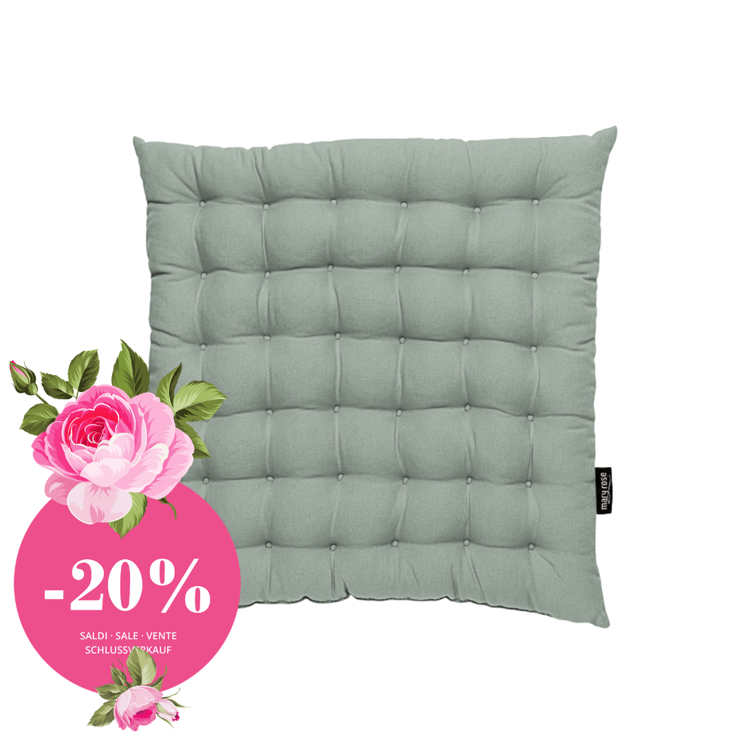 Sitzkissen SOFT Panama, Bezug Baumwolle Bio