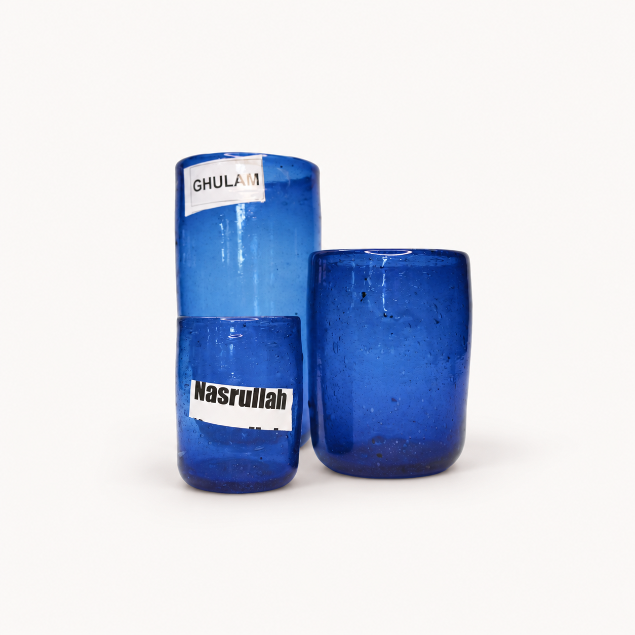 Herat Glas Trinkglas, mundgeblasen in Afghanistan