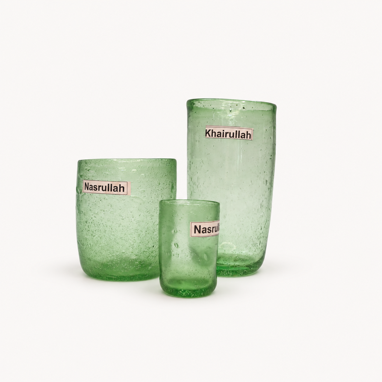 Herat Glas Trinkglas, mundgeblasen in Afghanistan