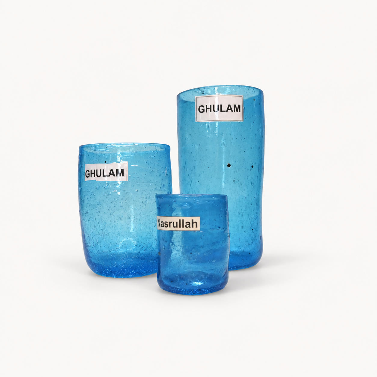 Herat Glas Trinkglas, mundgeblasen in Afghanistan