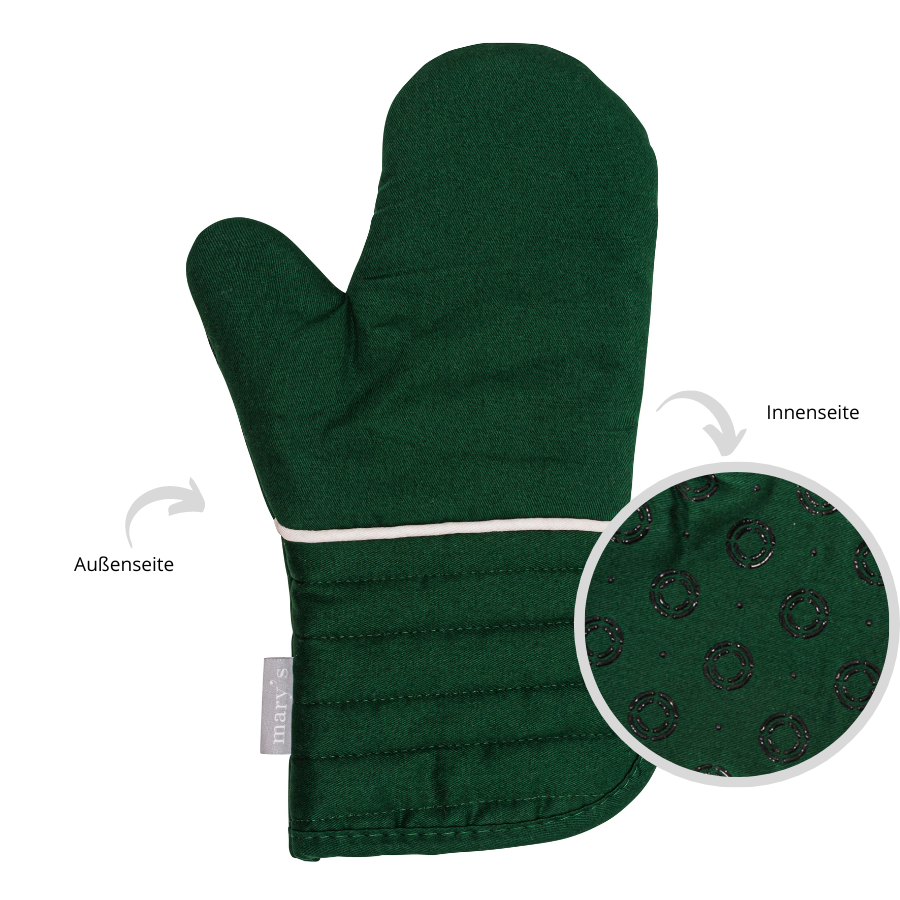 Topfhandschuh mit einseitigem Silikondruck