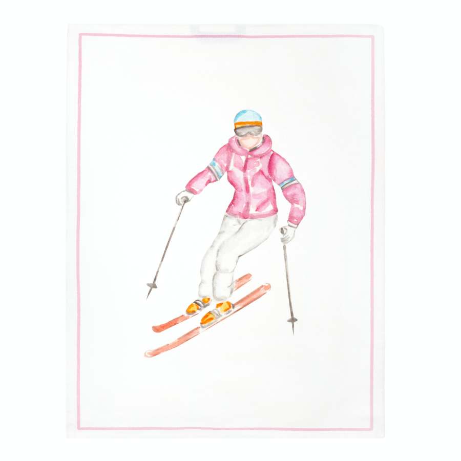 Viskestykker med spotmotiv, økologisk bomuld