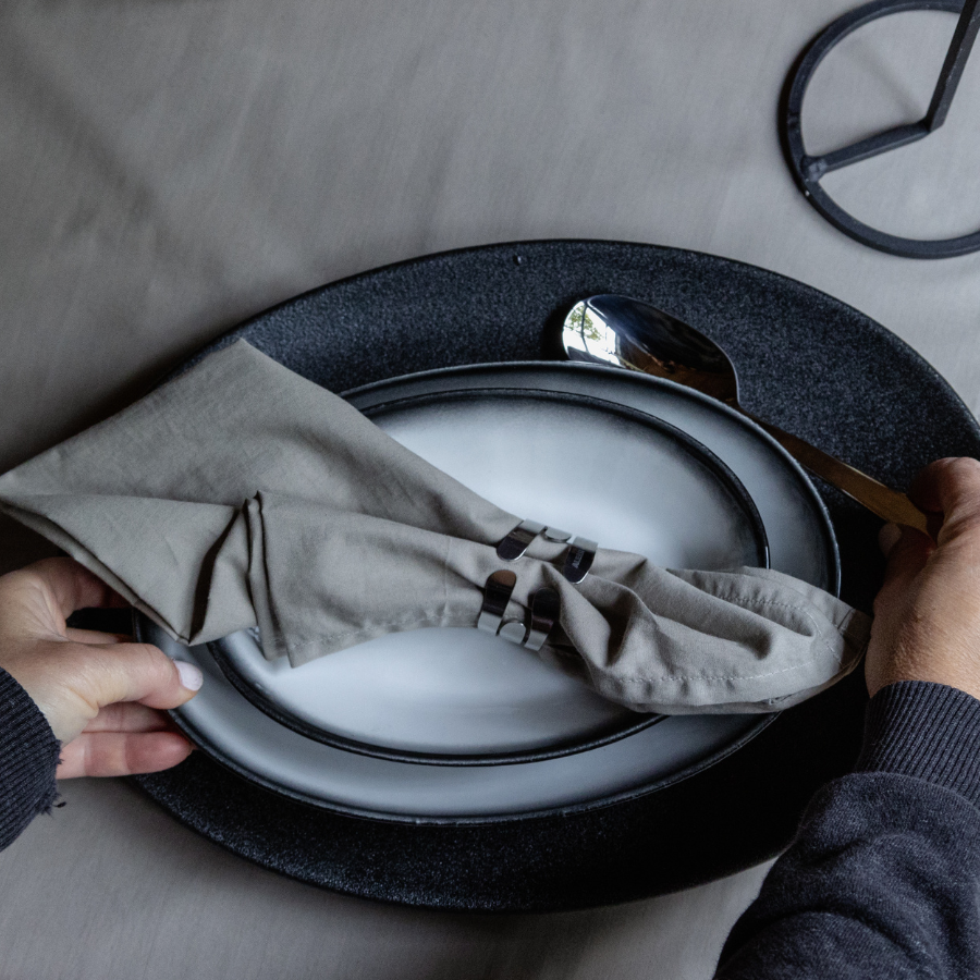 Percale-bordløber, økologisk bomuld & Cradle to Cradle Certified® Gold