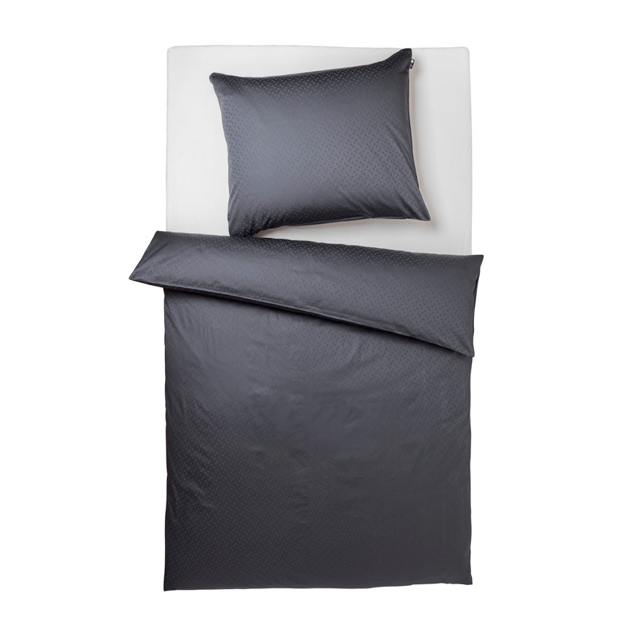 Jacquard bed linen dots, organic cotton