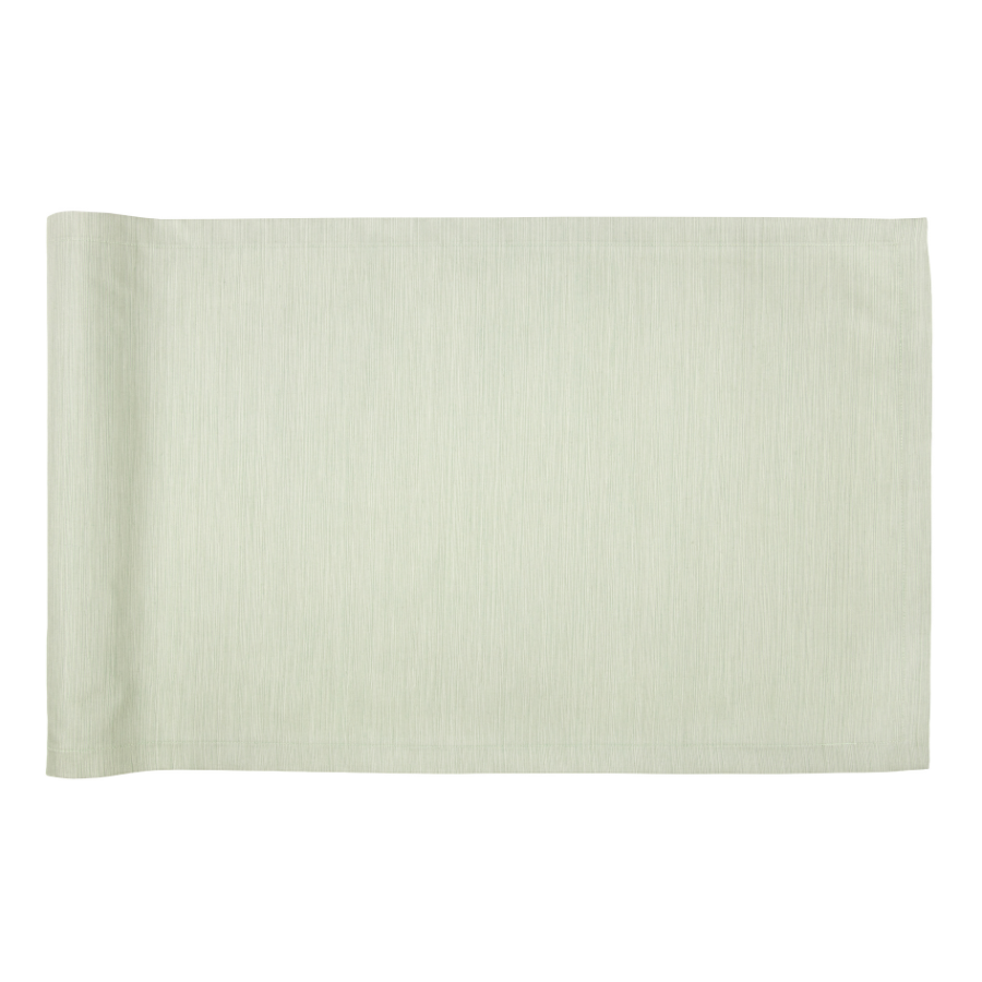 Cotton table runner with a fine texture