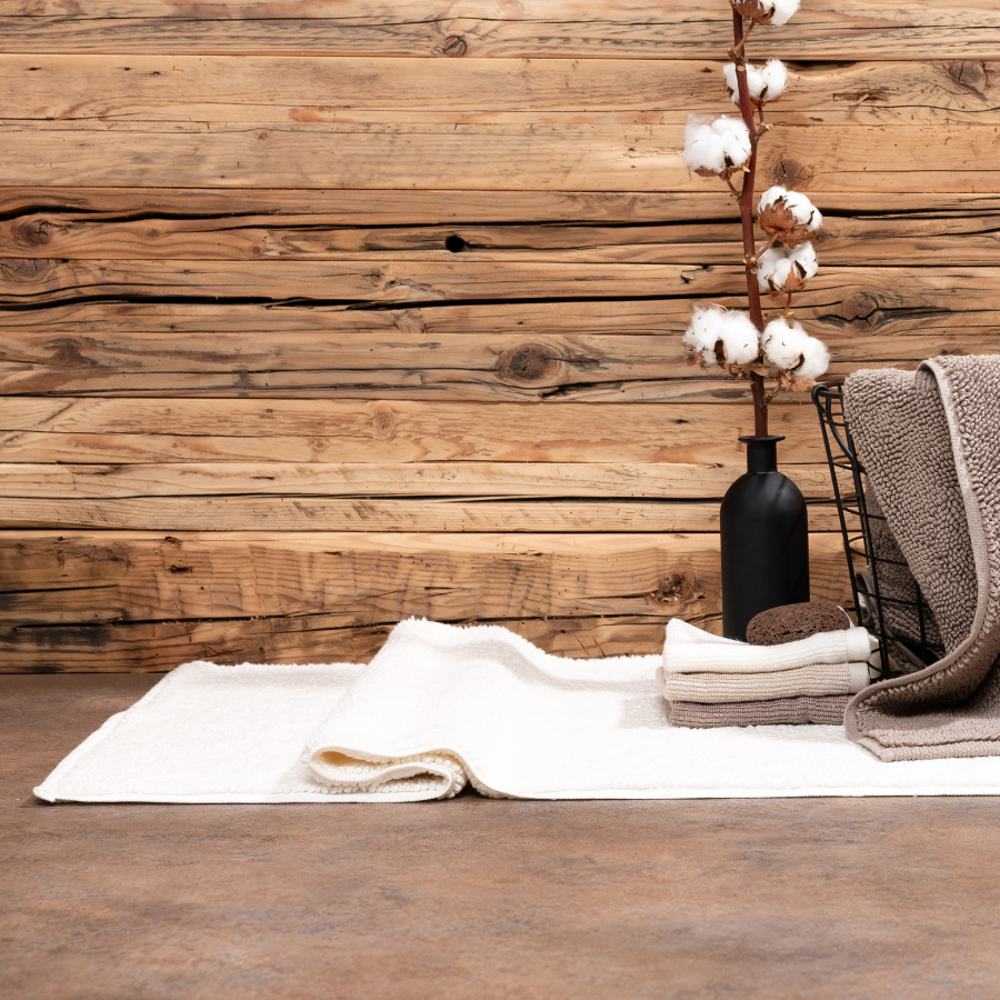 Twisted terry bath mat Soft, cotton organic & Cradle to Cradle Certified® Gold