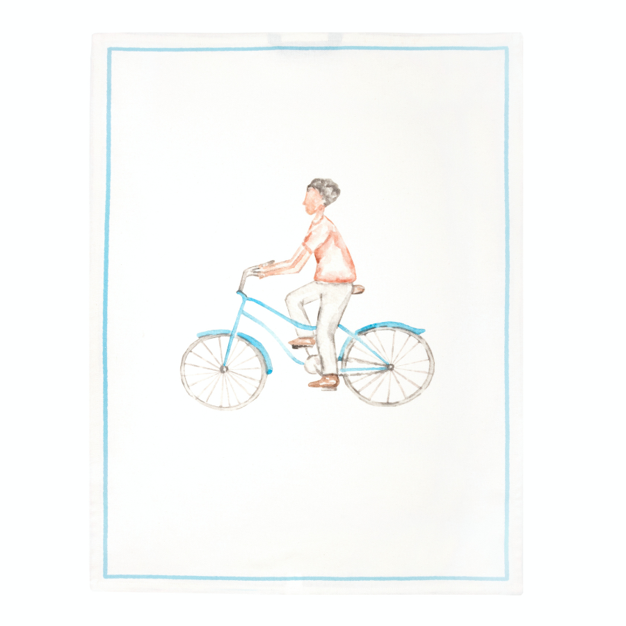 Tea towels with spot motif, organic cotton