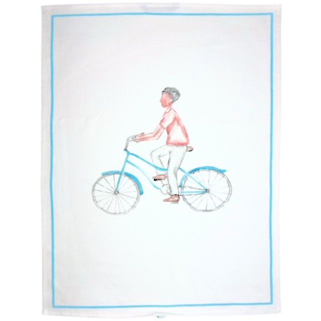 Tea towels with spot motif, organic cotton