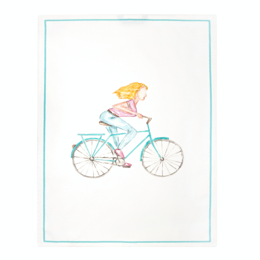 Tea towels with spot motif, organic cotton