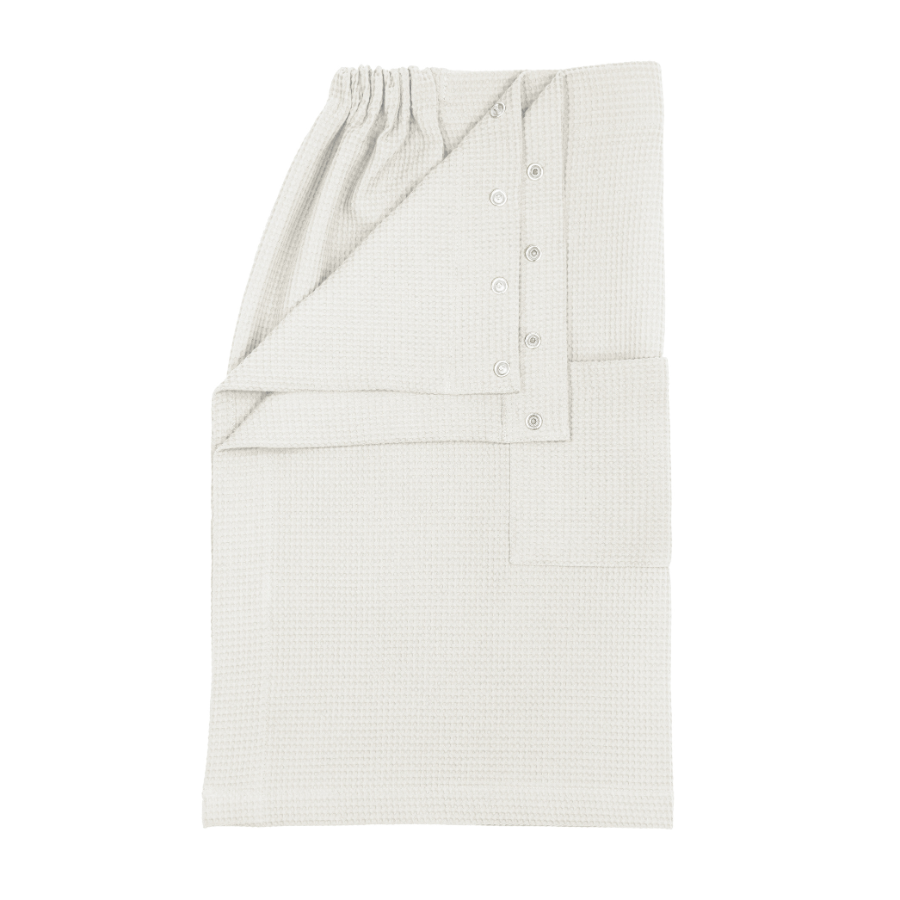Waffle piqué sauna kilt, organic cotton