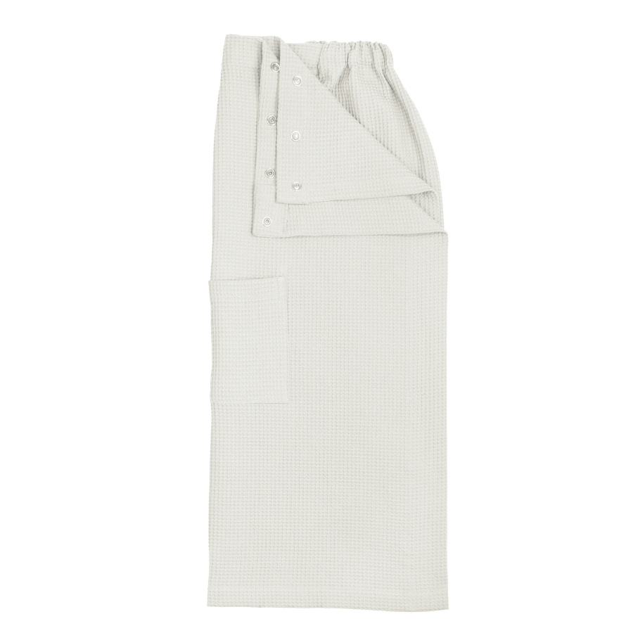 Waffle piqué sauna kilt, organic cotton