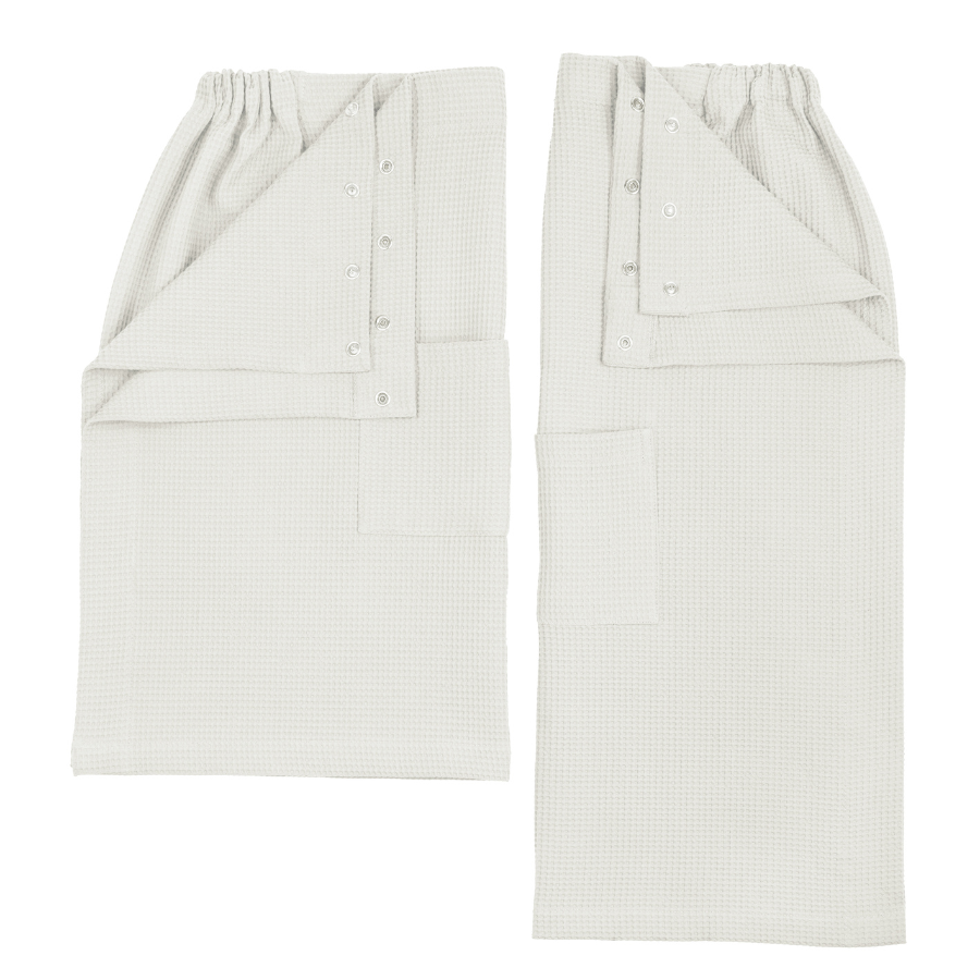 Waffle piqué sauna kilt, organic cotton