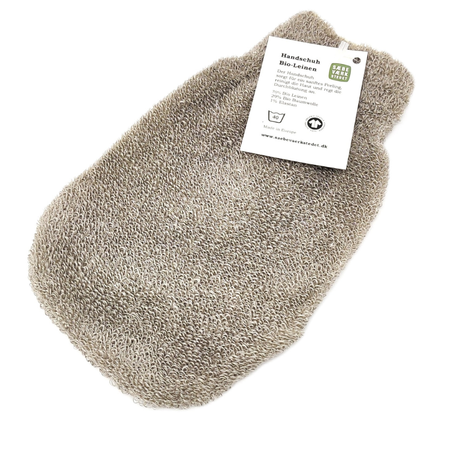 Organic linen glove